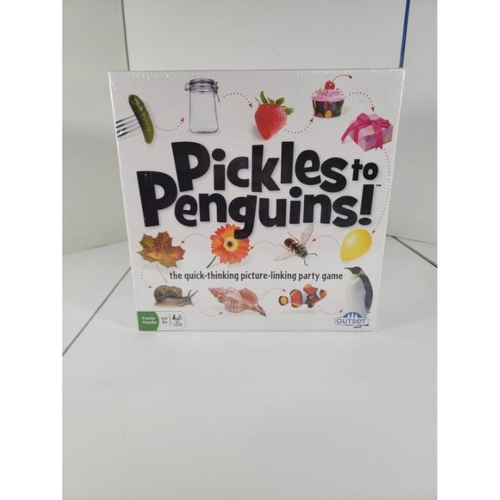 Pickles to Penguins Picture Card Game - Fast Paced Family and Party Activity Sea